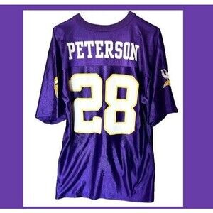 Minnesota Vikings  Adrian Peterson  #28 Purple Jersey, Team NFL ,Size Medium